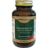 Natupharma Cranberry 15:1 met vitamine C & bioflavonoiden