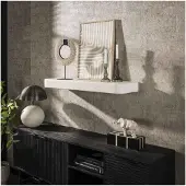 Meubelplaats Wandplank 100cm stone - Marmer composiet