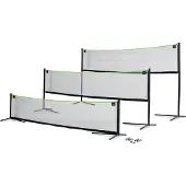 Exit Verstelbaar Sportnet 243x500cm - Volleybalnet - Badmintonnet - Tennisnet - In Hoogte Verstelbaar - Buiten - Zwart