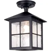 Elstead Lighting Elstead Winchester buitenwandlamp, E27, 28 cm, zwart, IP43