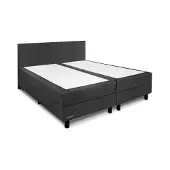 Beddenleeuw Boxspring Isabella Granietgrijs (Inari 96) 120x200 | Twijfelaar | Bed 120x200 |