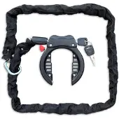 Lynx - Ringslot inclusief insteekketting - ART1 - 150 cm - Zwart