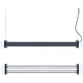 Sammode Quadratube P2 Hanglamp Silver | 130 cm