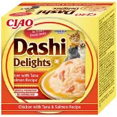 Ciao 6x Dashi Delights Kattenvoer Nat Chicken & Tuna & Salmon 70 gr