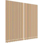vidaXL Vervangingsdoek voor luifel 380x345 cm polyester oranje en zwart