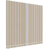 vidaXL Vervangingsdoek voor luifel 380x345 cm polyester oranje en blauw