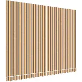 vidaXL Vervangingsdoek voor luifel 380x295 cm polyester oranje en zwart