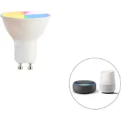 Calex wifi Smart Reflector-lamp GU10 wit en kleur