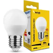 Technik LED Globelamp G80 E27 Mat - 4.9W 470lm 2700K - Warmwit - Vervangt 40W