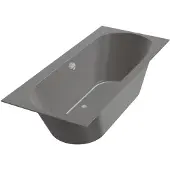 Xenz Ligbad Beterbad Madeira 160x75 cm Inclusief Badpoten Antraciet