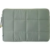 Selencia Puffy Laptophoes 15-16 inch - Laptopsleeve - Sage Green
