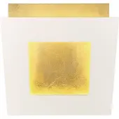 Mantra-Iluminacion LED-wandlamp Dalia, wit / opaal, Woon-/ Eetkamer, Aluminium, Modern, LED wandlamp