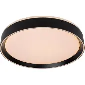 Lucide NURIA - Plafonnière (Plafondlamp) - Ø 40 cm - LED 3 StepDim - 1x24W 2700K - Zwart