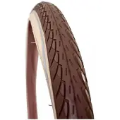 Deli Tire Deli-Reifen, model SA-206, 24 x 1,75, kleur crème, met reflecterende strepen