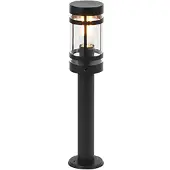 QAZQA Smart buitenlamp zwart 50 cm IP44 incl. Wifi ST64 - Gleam
