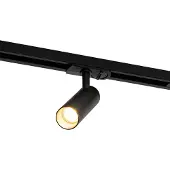 QAZQA Modern railsysteem met 5 spots zwart 1-fase GU10 35mm - Iconic Jeana Luxe