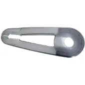 Axa Kettingscherm 20 inch - Polycarbonaat - Dark Smoke - Voor stadsfietsen - Geschikt voor 38-tands tandwielen