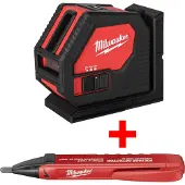 Milwaukee CLL-C Alkaline kruislijnlaser Groen