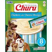 Inaba 8x Churu Hondensnack Chicken & Cheese 8 x 20 gr