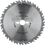 Wolfcraft 6660000 Hardmetaal-cirkelzaagblad 250 x 30 x 3.2 mm Aantal tanden: 24 1 stuk(s)