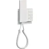 Elcom Interne luidspreker met luisterpunt, model REK241Y, 2-draads, polarwit, glanzend. (FON)