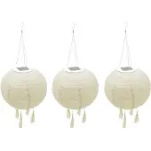 Lumisky Set van 3 zonnelantaarns D30CM HIMALAYA