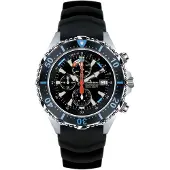 Chris Benz - CB-C300X-LB-KBS - Duikershorloge - Unisex - Quartz