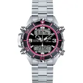 Chris Benz - CB-D200X-P-MB - Duikershorloge - Unisex - Quartz