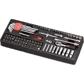 PARD 1/4'' Bit & Dopsleutelset, 86-delig