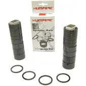 Ergotec Ahead spacer 1-1/8" - zwart (20 delig)