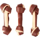 Flamingo Hondensnack Duetto Kip en Kaas Medium 3 stuks - 120 gr - 3 stuks x 11 cm