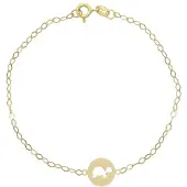 SKY Baby/Kinder Armband Schildpad 14K Goud