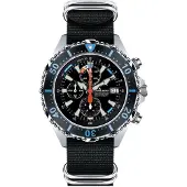 Chris Benz - CB-C300X-LB-NBS - Duikershorloge - Unisex - Quartz