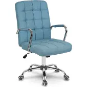 Sofotel Benton+ – Luxe Bureaustoel – Blauw Textiel (Woven)
