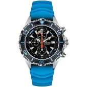 Chris Benz - CB-C300X-LB-KBB - Duikhorloge - Unisex - Quartz