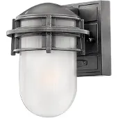 HINKLEY Wandlamp buiten Reef, alu / grijs / zink, Aluminium, Maritiem, Wandlamp buiten