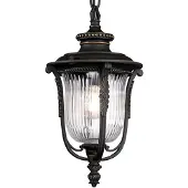 Kichler Hanglamp Luverne voor buiten Luverne, dimbaar, brons / oud-messing, Glas, Antiek