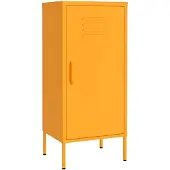 vidaXL Opbergkast 42,5x35x101,5 cm staal mosterdgeel
