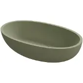 Riho Waskom Escala 55x32 cm Solid Surface Mat Moss Green