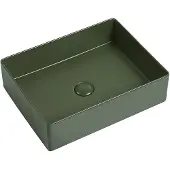 Guido Gusto Wastafel Vincenza 47x36x13cm mat groen