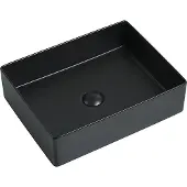 Guido Gusto Wastafel Vincenza 47x36x13cm mat zwart