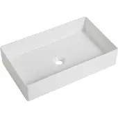 Guido Gusto Wastafel Vincenza 60x36x13cm glans wit