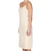 Gaubert Onderjurk Extra lang - Spaghetti bandjes - XXL - Beige