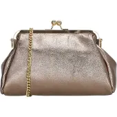 Charm London Beugel Schoudertasje Anna Metallic Champagne