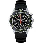 Chris Benz - CB-C300X-G-KBS - Duikershorloge - Unisex - Quartz
