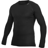 Woolpower - Lite Crewneck - Merino-ondergoed XXS, zwart