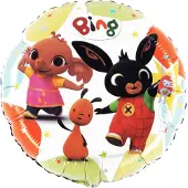 Grabo Folieballon - Bing & vrienden - 46cm - Zonder vulling