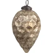 Clayre & Eef Kerstbal Overig Ø 5x8 cm Goudkleurig Glas Kerstballen