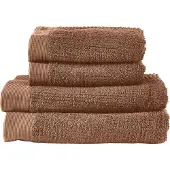 Zone Denmark Handdoekenset Towels Classic Terracotta (Set van 4)