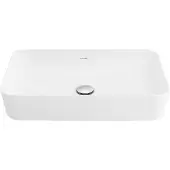 Boss & Wessing Opbouw wastafel bws juno 60x40 cm keramiek wit